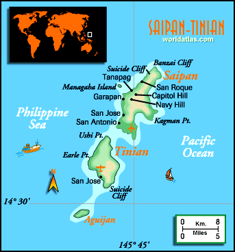Saipan Map